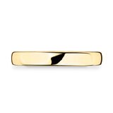 3.0mm Basic Light Court Wedding band. 18ct Yellow Gold