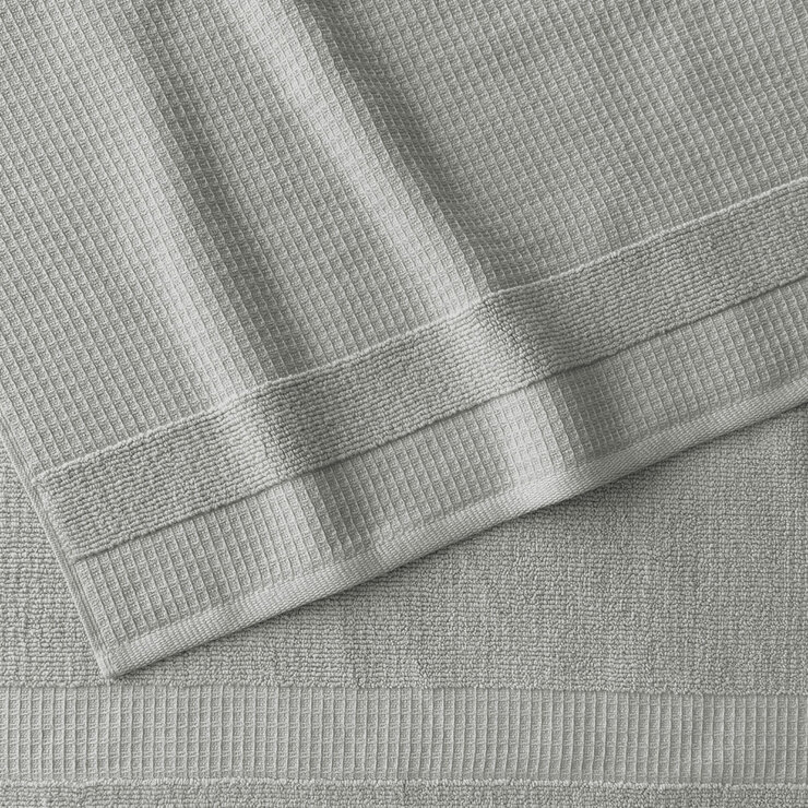 Grey spa waffle towel Grey spa waffle towel