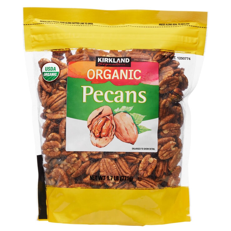 Kirkland Signature Organic Pecans, 771g Kirkland Signature Organic Pecans, 771g