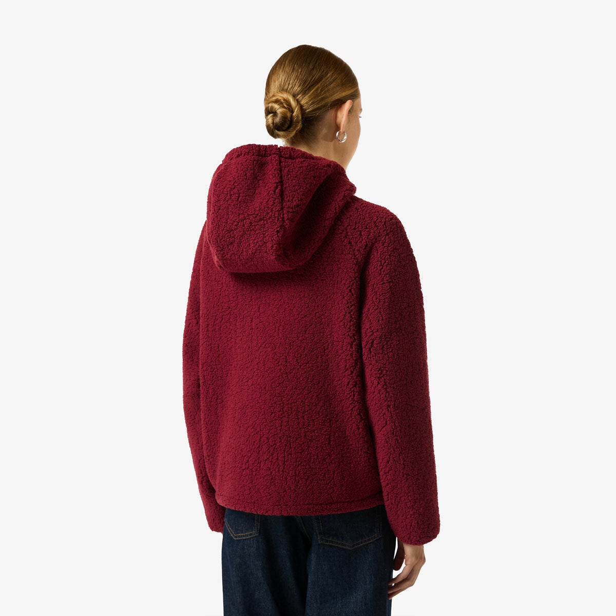Hunter Women's Highland Hooded Fleece in Burgundy Hunter Women's Highland Hooded Fleece in Burgundy