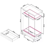 Bentley Designs Tivoli Double Wardrobe