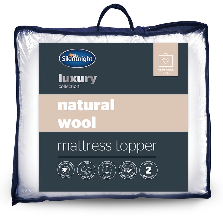 Silentnight Natural Wool Topper
