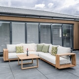 Norfolk Leisure Living Darlington Deep Seating Corner Patio Set