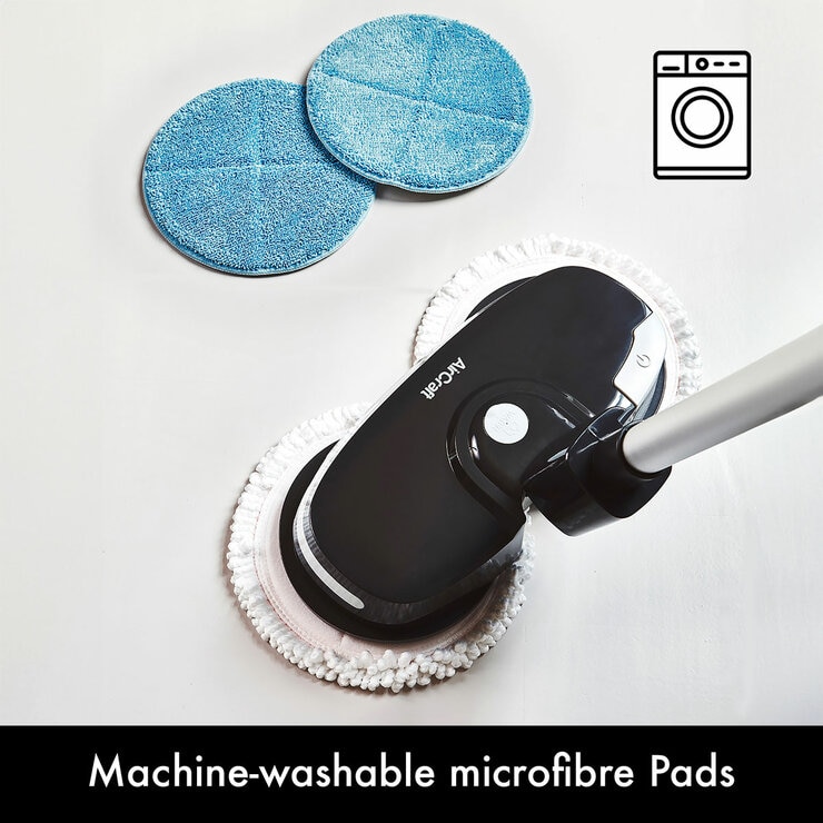 Machine washable microfibre pads