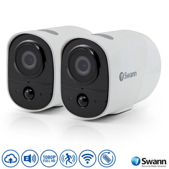 Swann Xtreem Wireless Security Camera, Twin Pack, SWIFI-XTRCM16G2PK-EU