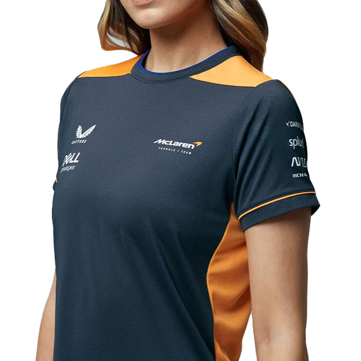 McLaren F1 Women's Replica Grey Set Up T-Shirt