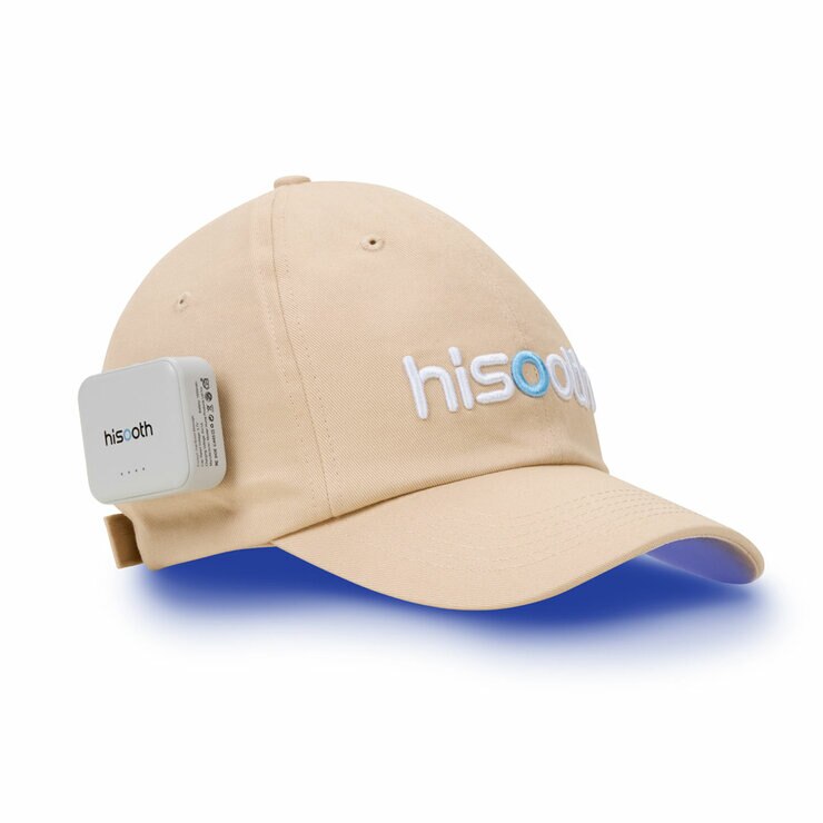 Hisooth H3 Hair Regrowth Scalp Massage Cap with LED Light in Beige, size Small Hisooth H3 Hair Regrowth Scalp Massage Cap with LED Light in Beige, size Small