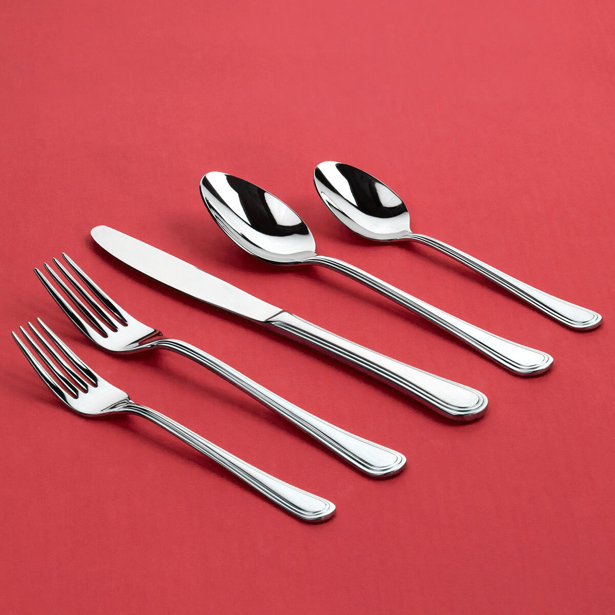Bistro Stainless Steel 50 Piece Cutlery Set