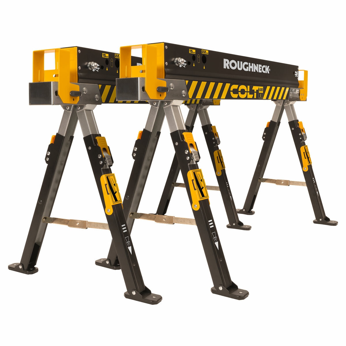 Roughneck COLT 600E Sawhorse Portable Workstation - 2pk