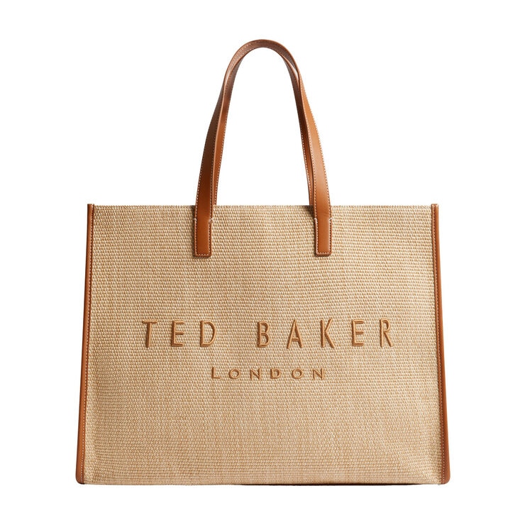 Ted Baker Pallmer Large Raffia Tote