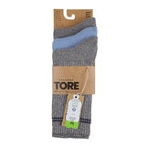 Tore Ladies Fashion Crew Sports Sock, 2 x 3 Pack