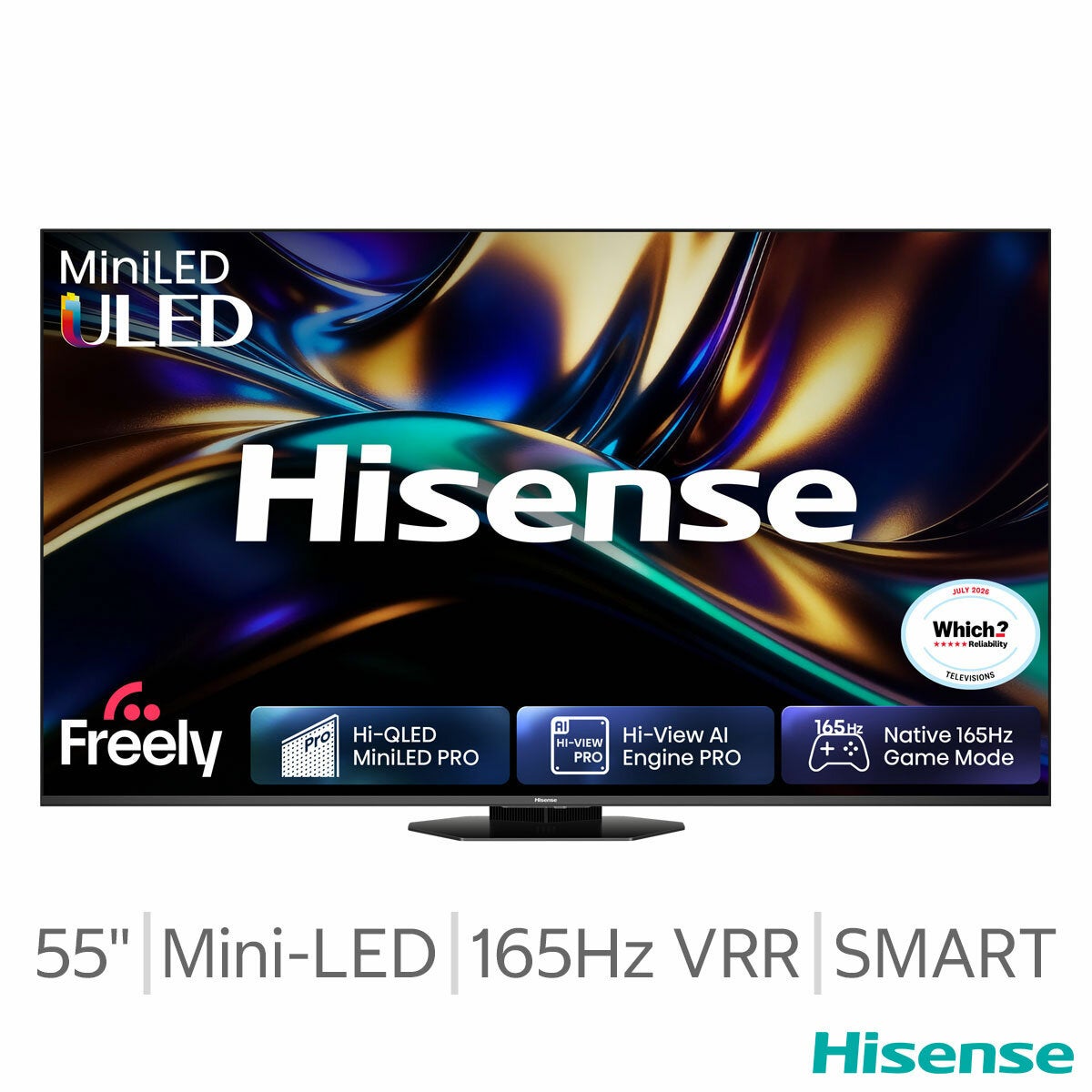 Hisense 55U8QTUK 55 Inch Mini LED 4K UHD Smart TV Hisense 55U8QTUK 55 Inch Mini LED 4K UHD Smart TV