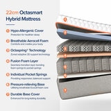 Dormeo Octasmart Rolled Hybrid Mattress in 4 Sizes