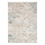 Glitz Grey Abstract Area Rug in 3 Sizes