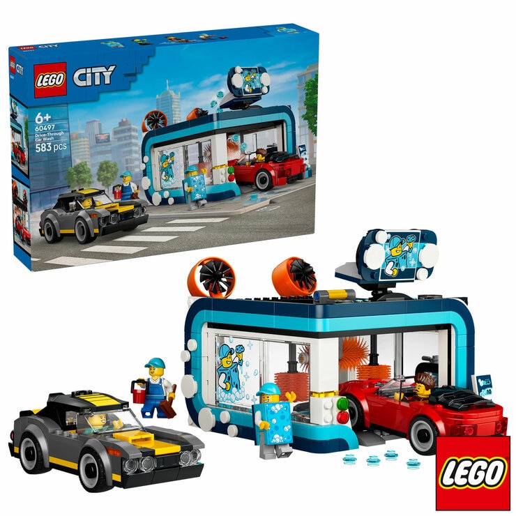 LEGO City Drive-Through Car Wash - Model 60497 (6+ Years) LEGO City Drive-Through Car Wash - Model 60497 (6+ Years)