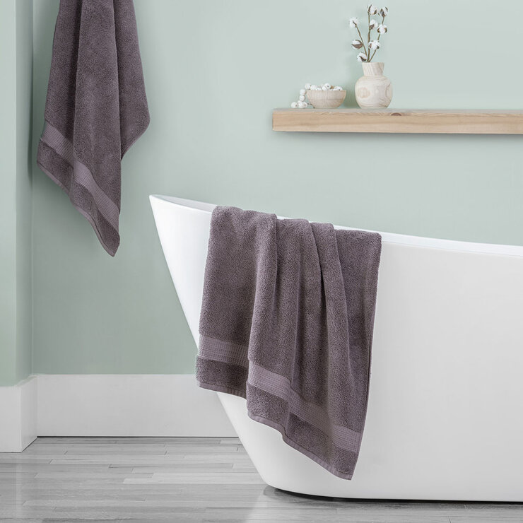 Grandeur 100% hygro cotton towel in lavender Grandeur 100% hygro cotton towel in lavender