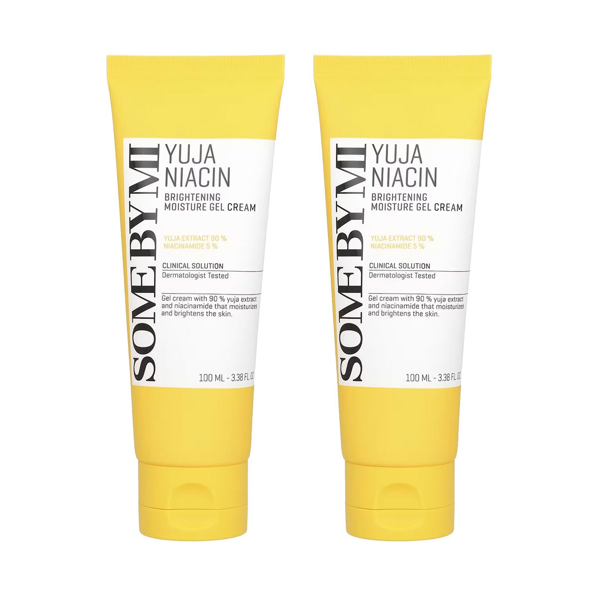 Some by Mi, Yuja Niacin Brightening Moisture Gel Cream, 2 pack