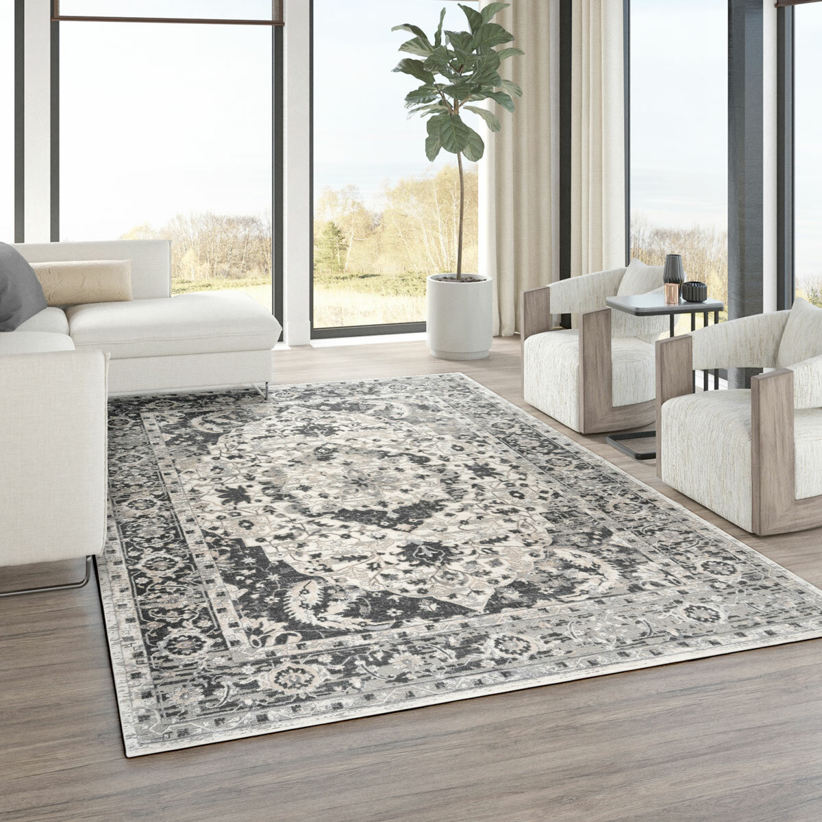 Centenno Area Rug in 3 Designs, 200 x 274 cm