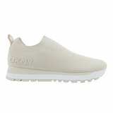 DKNY Ladies Jerri Knit Trainer in Beige