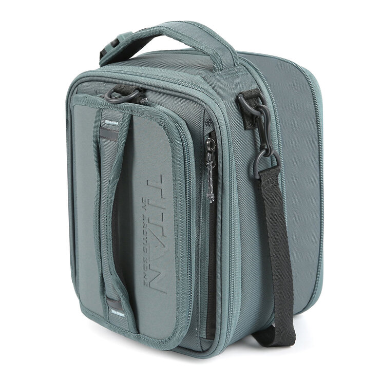 Titan Expandable Lunchbox with Ice Walls in Grey