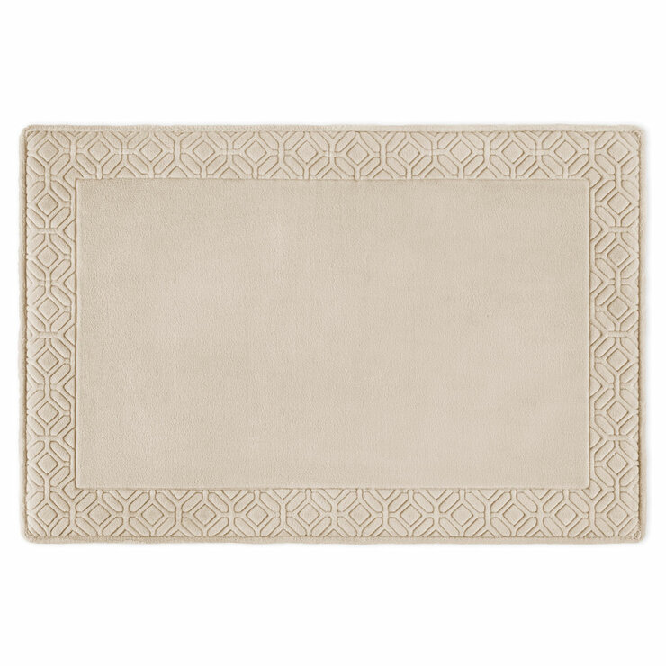 Paramount Memory Foam Plush Bath Mat in Taupe, 61 x 91 cm