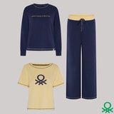 United Colors of Benetton Ladies Two Piece Pyjama Set