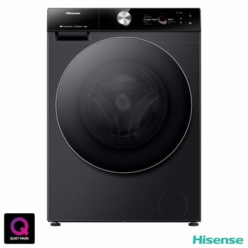 Hisense WF7S1247BB, 12kg, 1400rpm, Washing Machine A Rating in Black