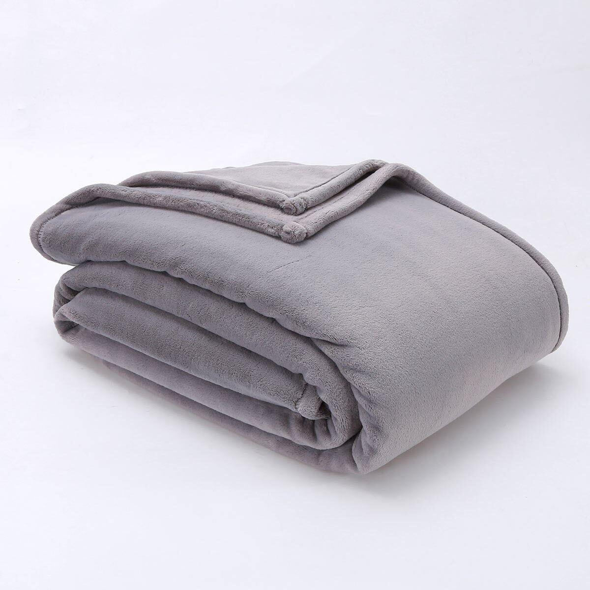 Berkshire Life Luxe Loft Blanket, in Alloy Grey, 249 x 234 cm Costco UK