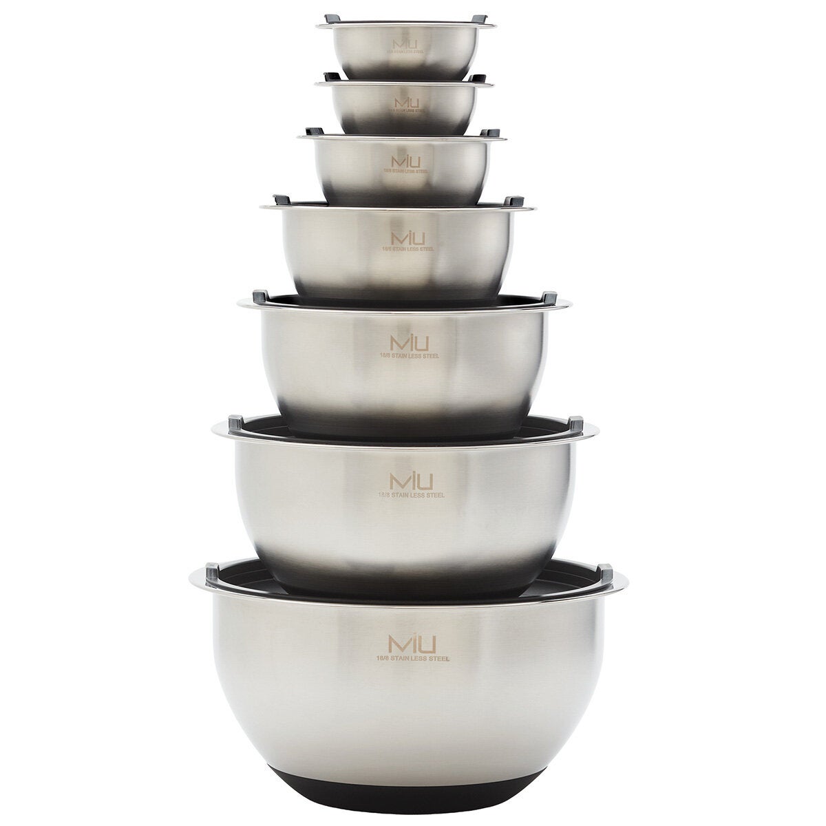 MIU Stainless Steel Mixing Bowls, 14 piece