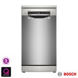Bosch SPS4HMI49G Series 4 Slimline Freestanding 10 Place Setting Dishwasher, E Rated in Silver