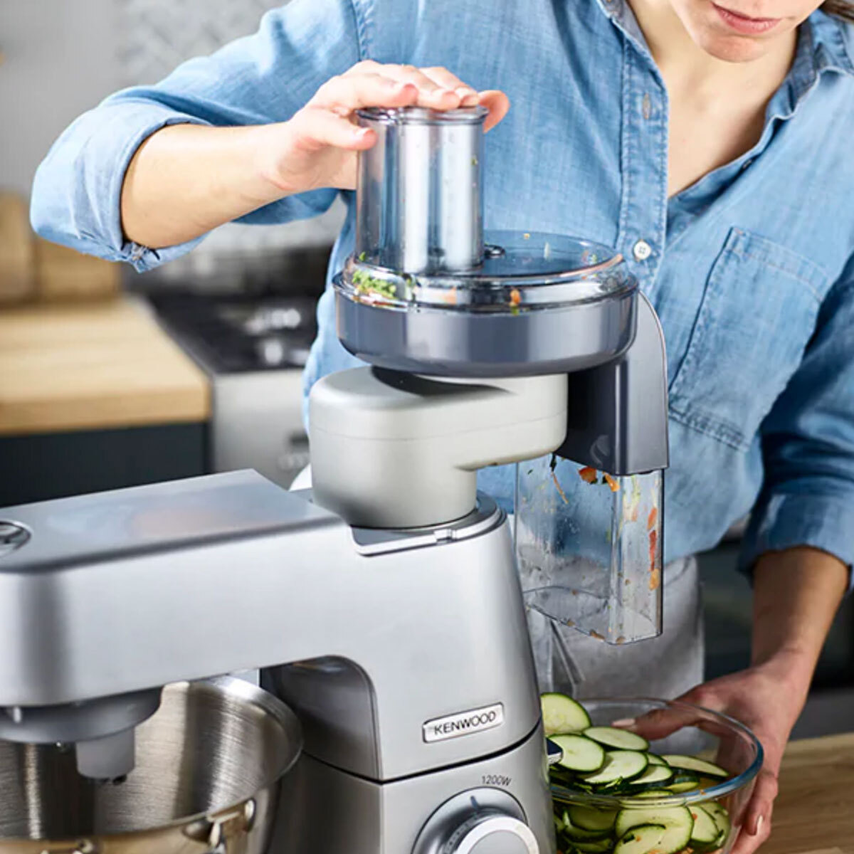 Kenwood Chef Continuous Slicer & Grater Attachment, AT340