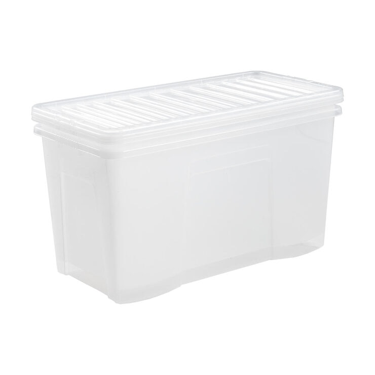 Wham 110 Litre Crystal Box & Lid 3 Pack Costco UK