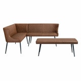 Corner bench and bench