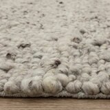Adler Bouclé Wool Silver Rug, in 3 Sizes Adler Bouclé Wool Silver Rug, in 3 Sizes