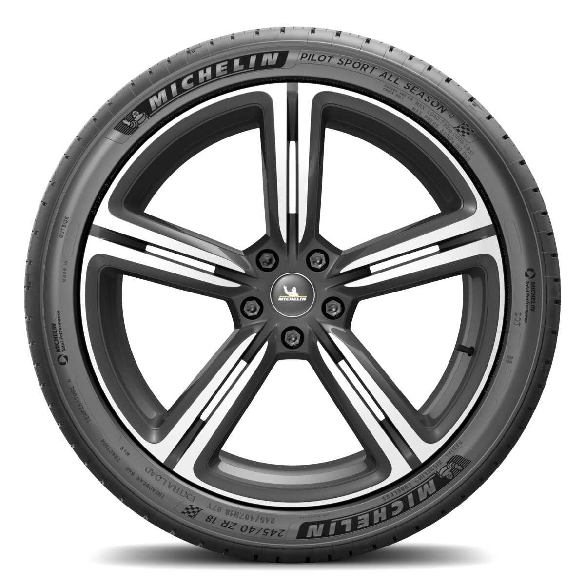 Michelin 295/35R20 105V XL TL PILOT SPORT A/S 4 MO1 B Michelin 295/35R20 105V XL TL PILOT SPORT A/S 4 MO1 B