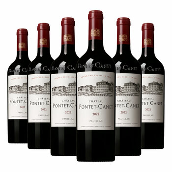 Chateau Pontet Canet Pauillac 2022, 6 x 75cl