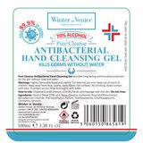 Winter in Venice Antibacterial Hand Cleansing Gel, 10 x 100ml (70% Alcohol)