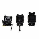 Studio image showing how the carseat grows with your child