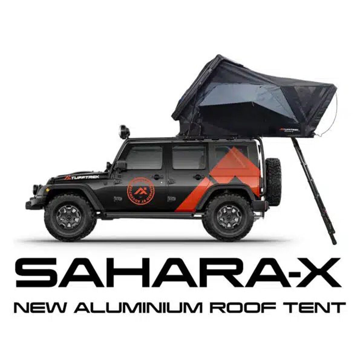 Tuff-Trek Sahara-X Roof Tent, Black/Grey