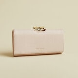 Ted Baker Alyssa Teardrop Crystal Leather Purse in Pink