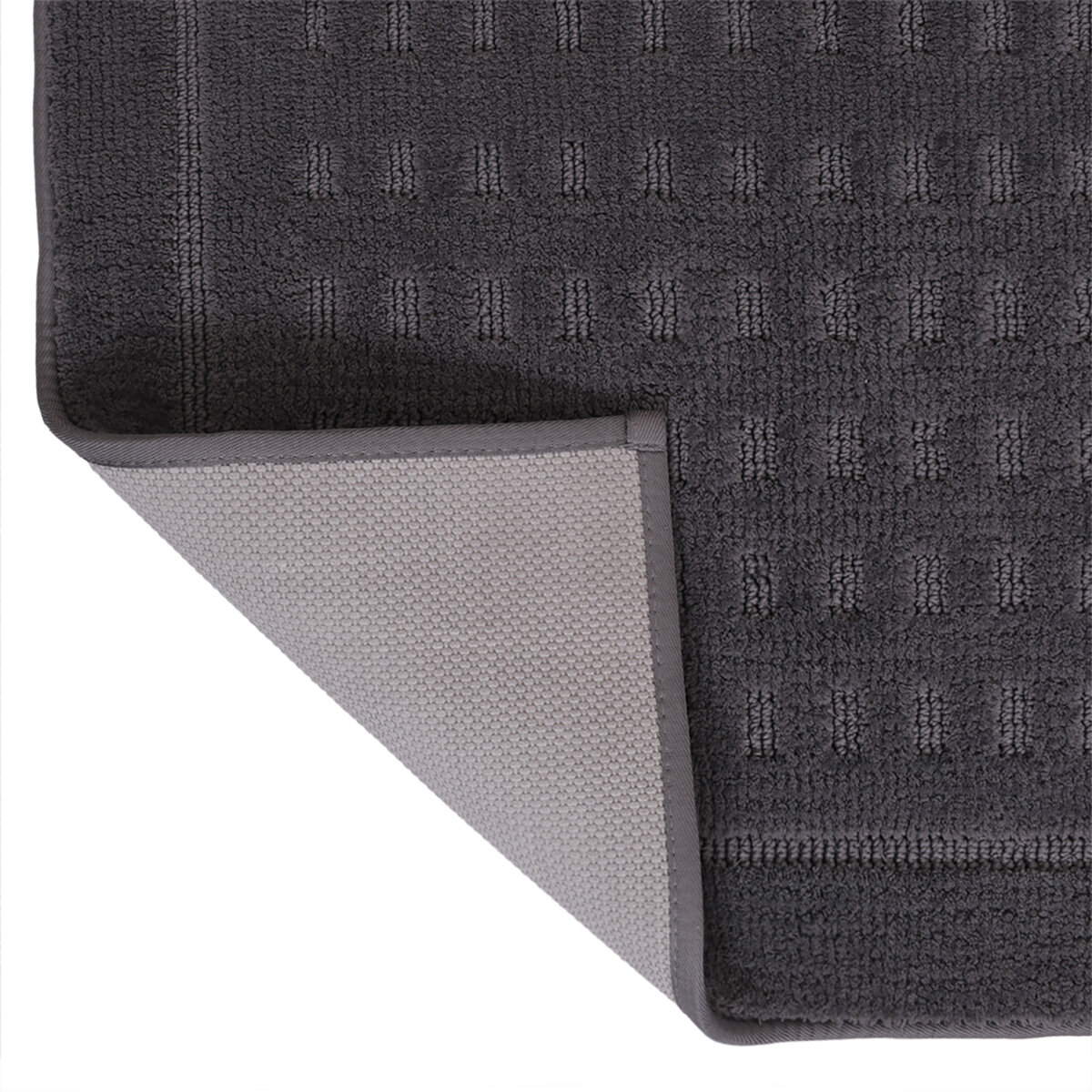 Whitley Willows Bath Mat in Grey, 91 x 60 cm