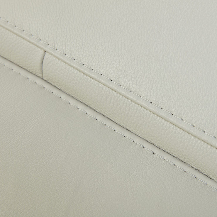 Kuka Warren 3 Seater Light Grey Leather Power Reclining Sofa Costco UK