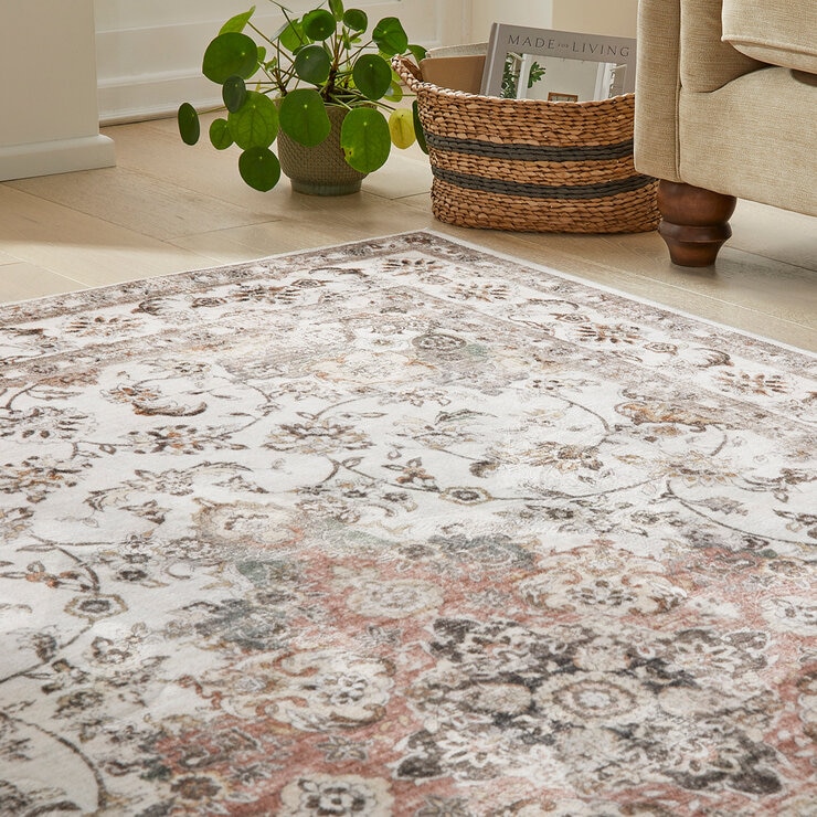 Concept Looms Liberty Neutral Washable Rug, in 3 Sizes