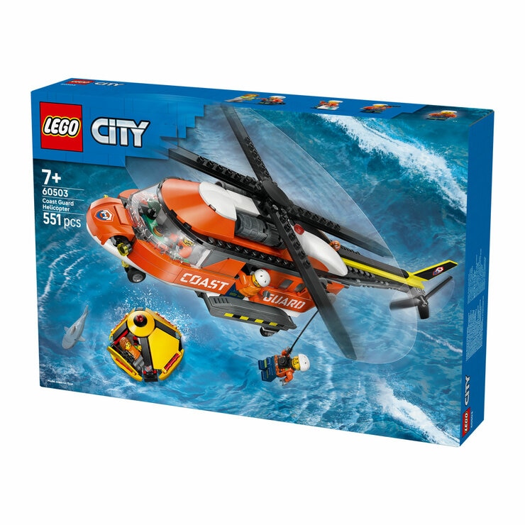 LEGO City Coast Guard with Helicopter - Model 60503 (7+ Years)