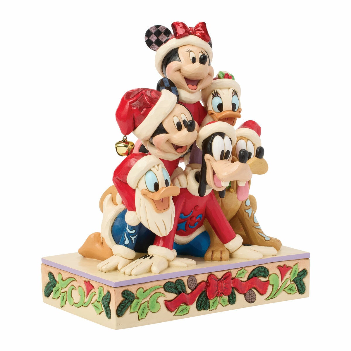 11.5 Inch Jim Shore Disney Traditions Stacked Mickey and Friends Musical Figurine