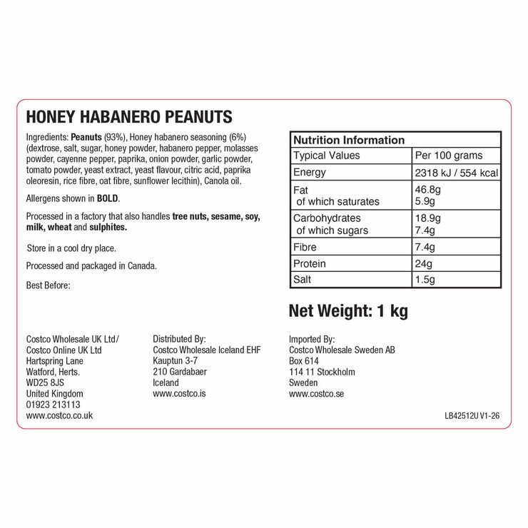 Ingredients and Nutritional Information