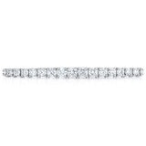 1ctw Round Brilliant Cut Bolo Bracelet, 14ct White Gold