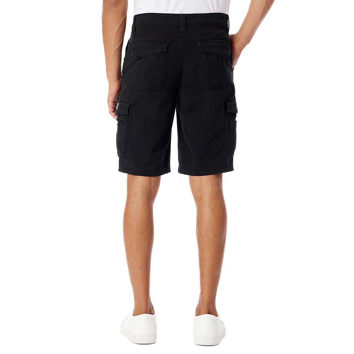 Lifestyle image of back of shorts