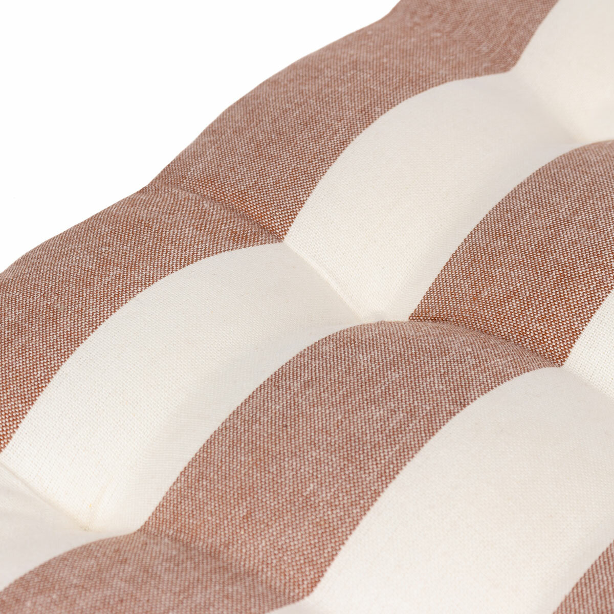 Yard Hayle Rust Striped Indoor Outdoor Seat Pad 2 Pack, 40 x 40 cm