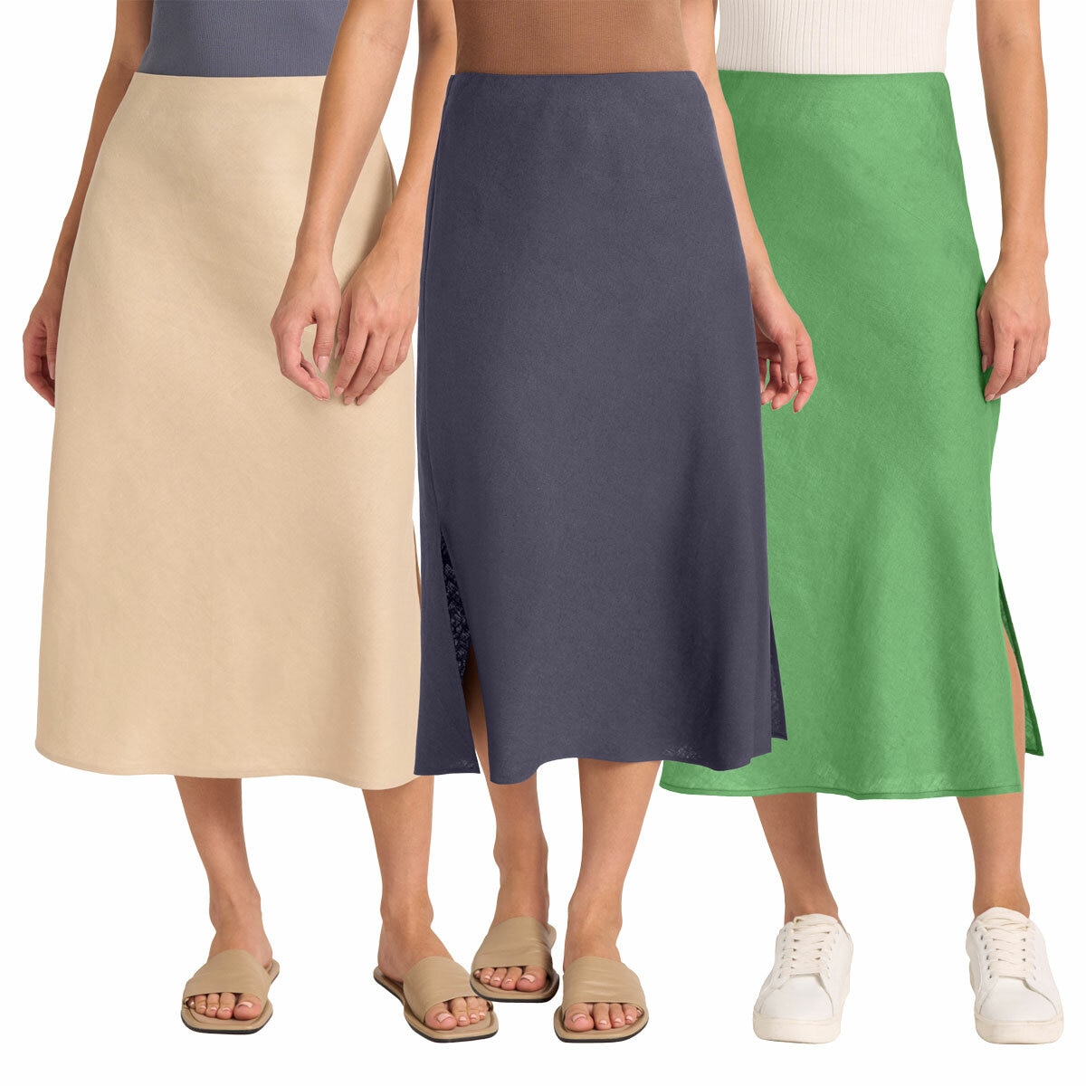 Matty M Ladies Linen Skirt